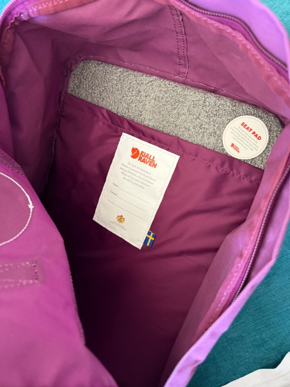 Fjällräven Kånken Backpack- Royal Purple - Picture 8 of 10
